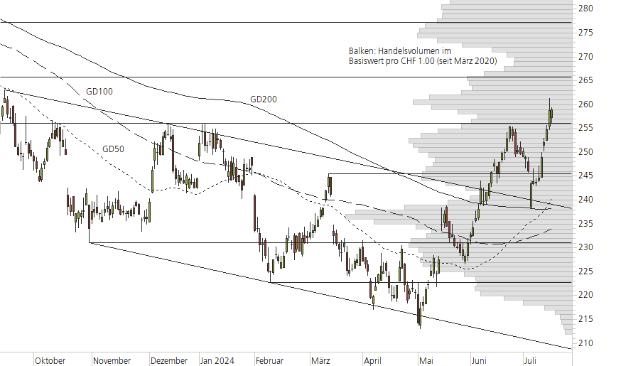 Roche-10-Monats-Chart